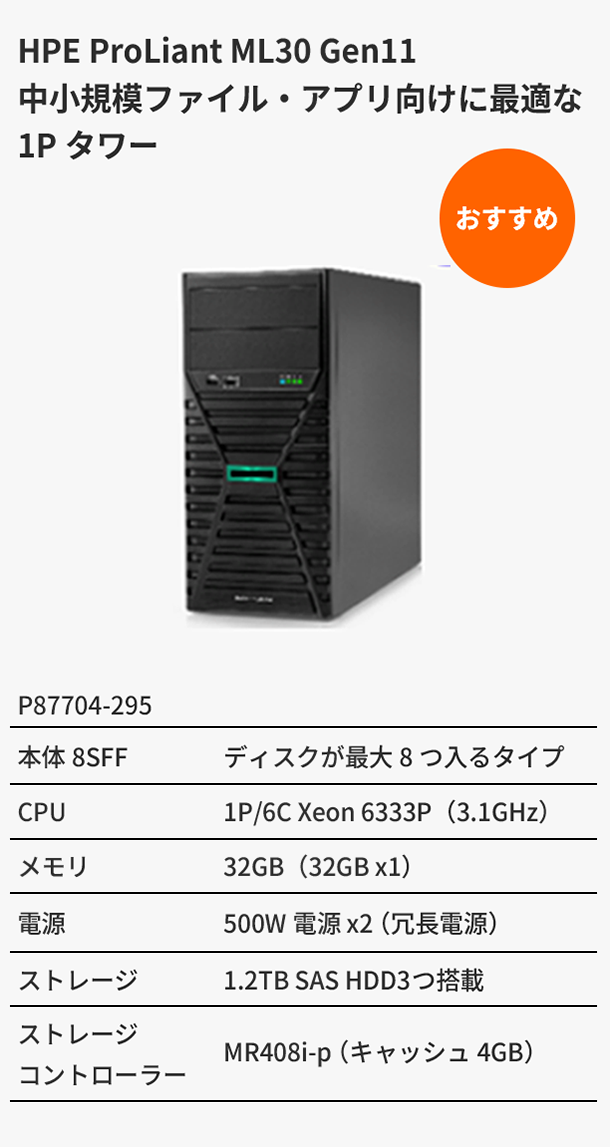 HPE ProLiant ML30 Gen11