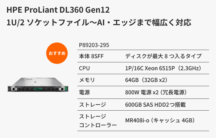 HPE ProLiant DL360 Gen12