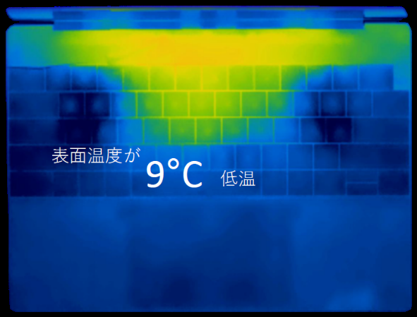 Snapdragon X Elite の表面温度（低温）