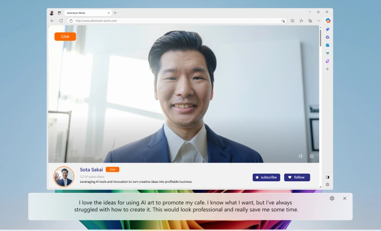 ライブキャプション